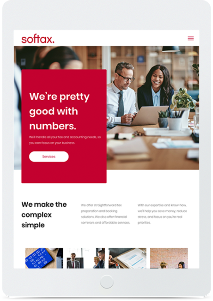 Accountant — tablet view