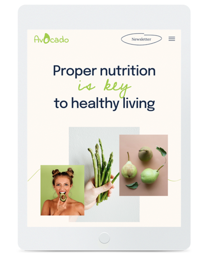 NUTRITION CONSULTANT — tablet view