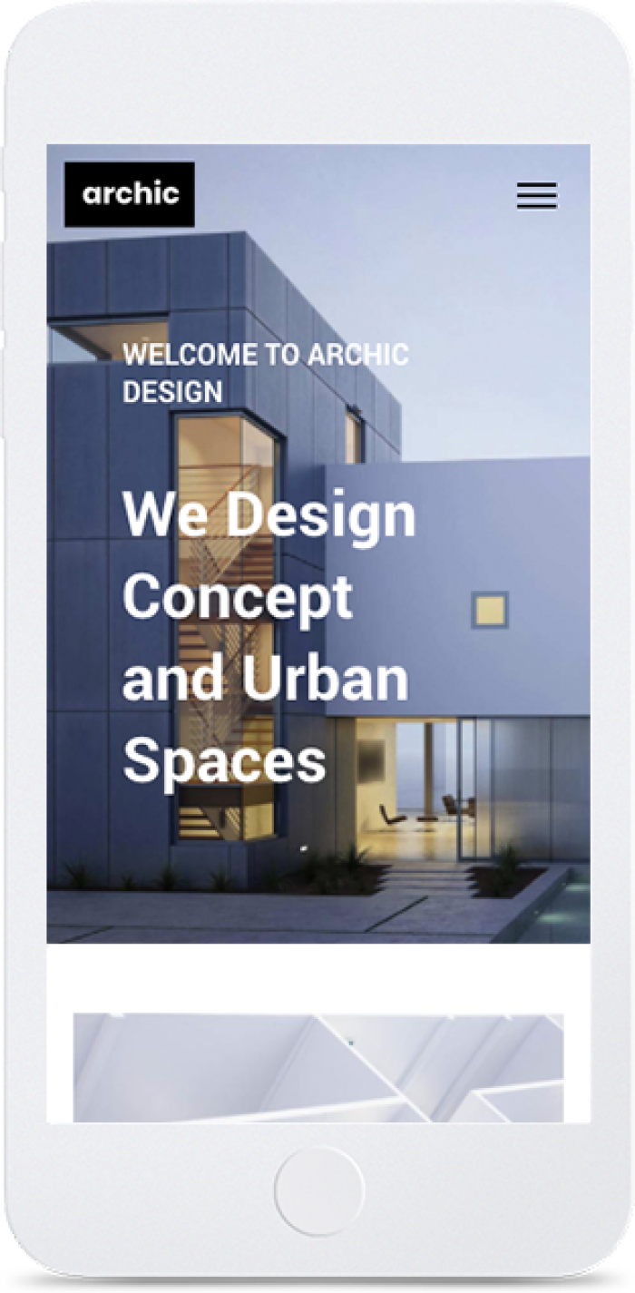 Architect — mobile view
