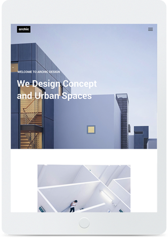 Architect — tablet view