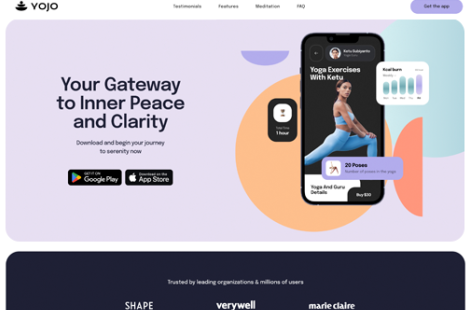 App Landing Page
